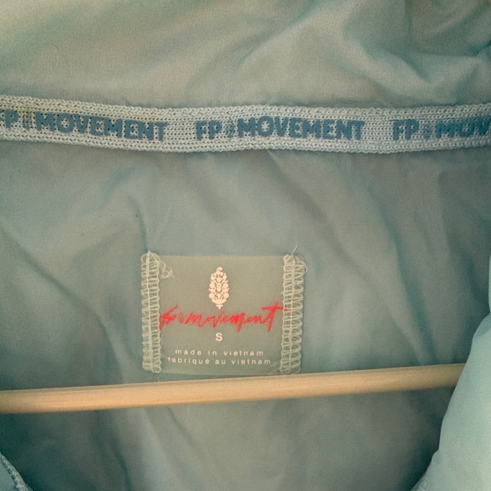 FP Movement by Free People Sky High Blue In A Bubble Vest - Picture 2 of 5